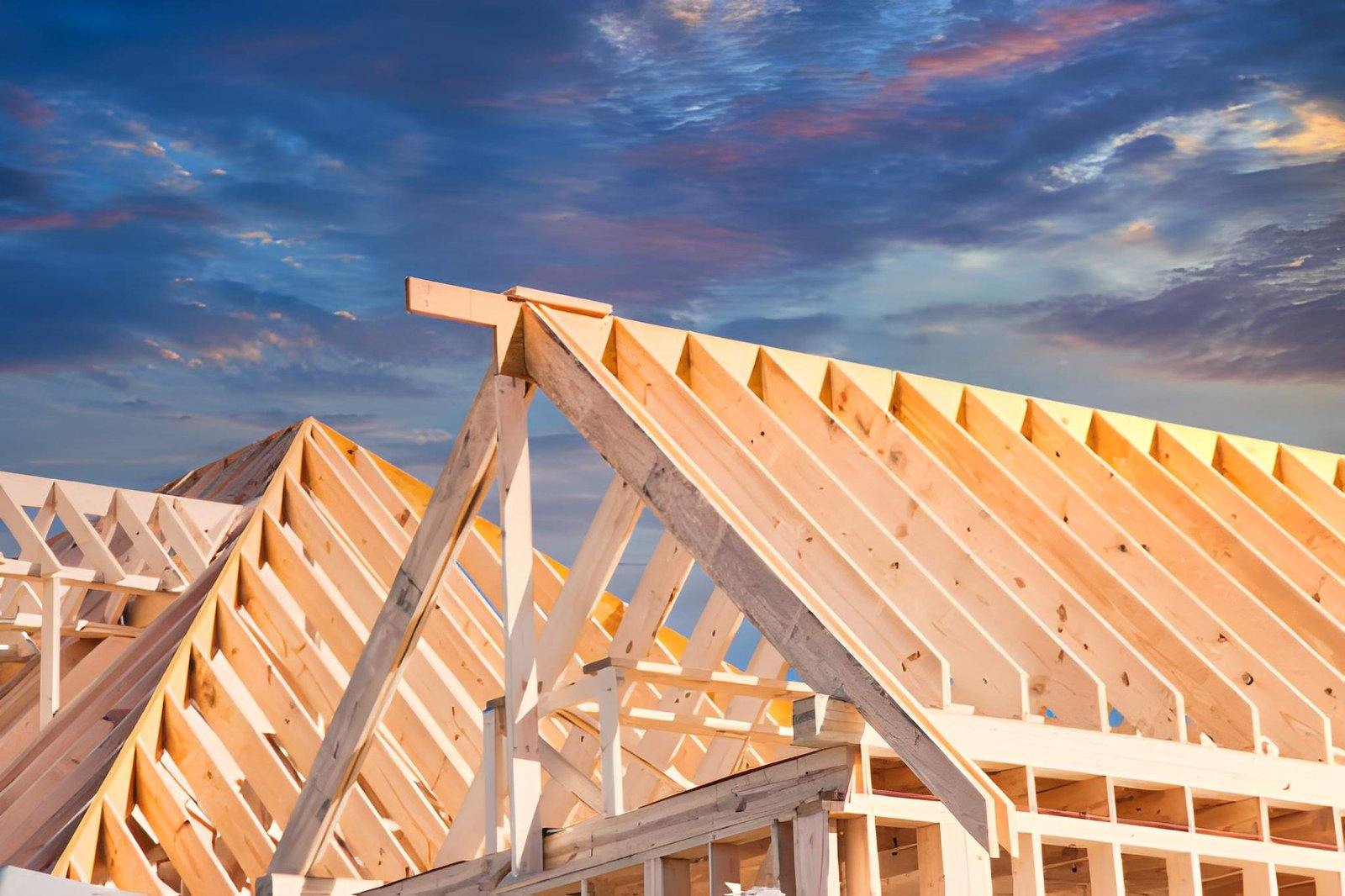 New home under construction in Driggs, ID