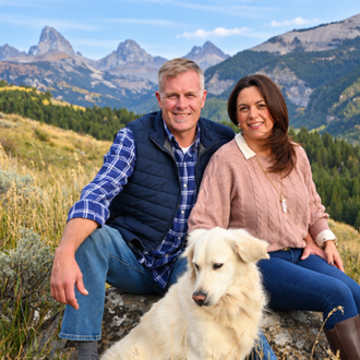 Cris and his wife, owners of Critical Alignment Contracting in Teton Valley