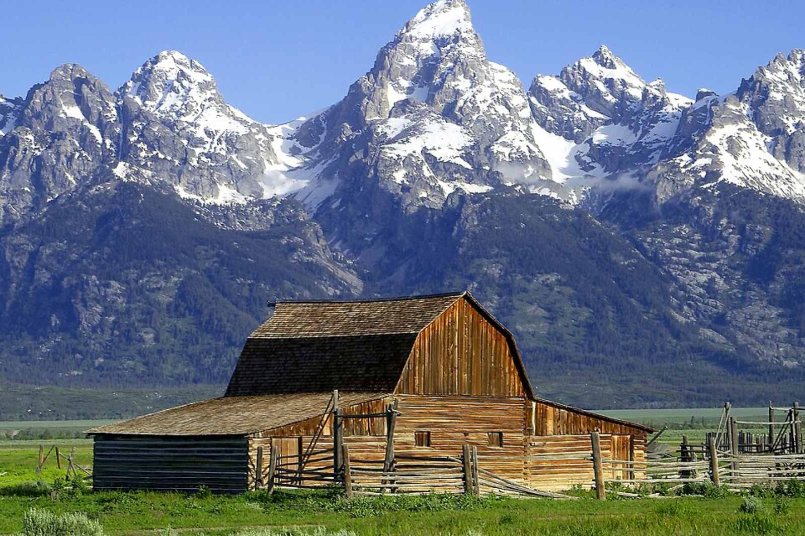 Mountain homes in the Teton Springs neighborhood of Victor, ID