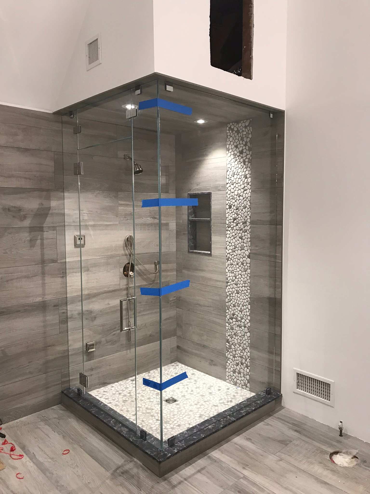 Newly remodeled primary bathroom