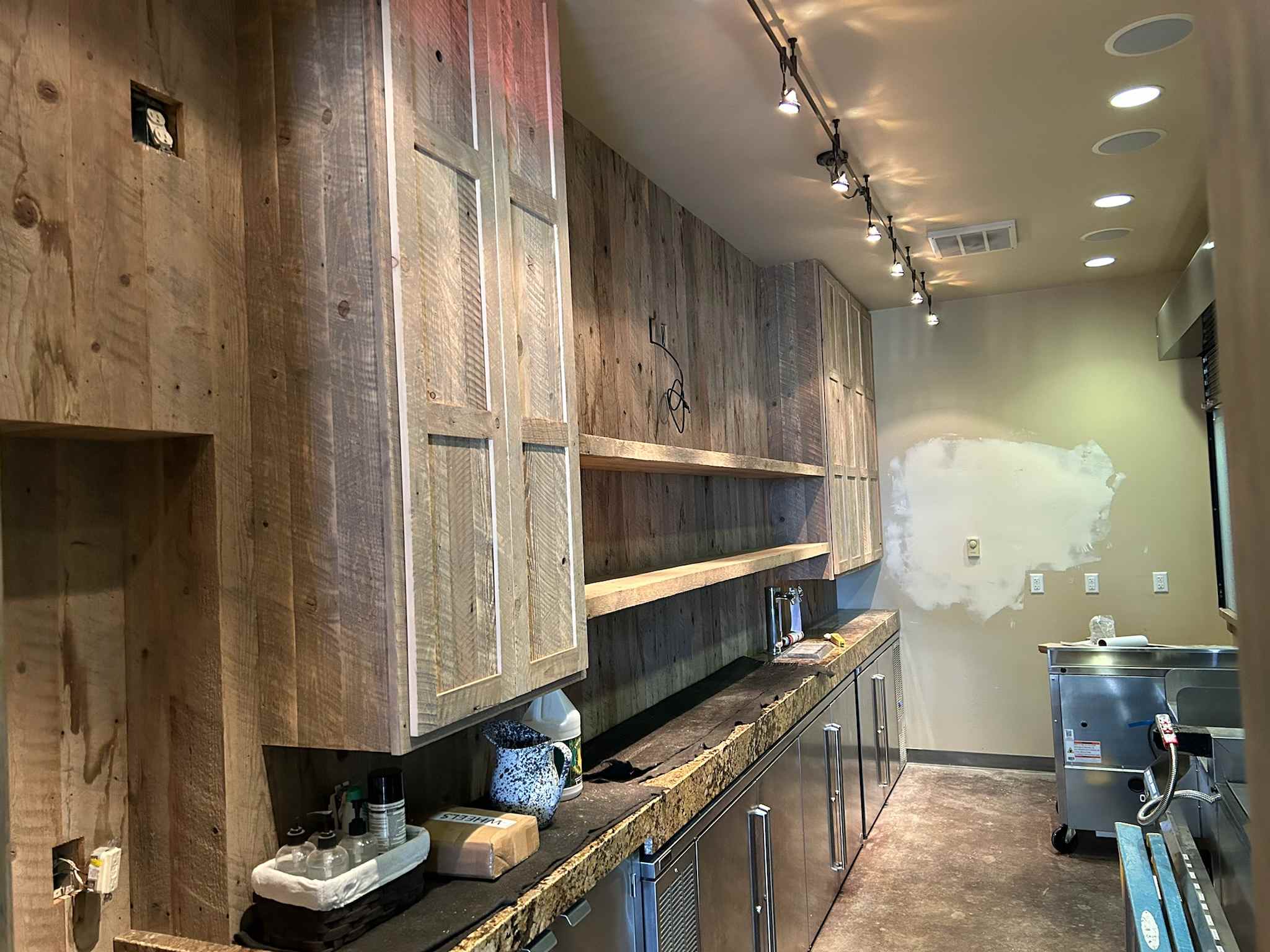 Closed off kitchen before remodel in Victor, ID