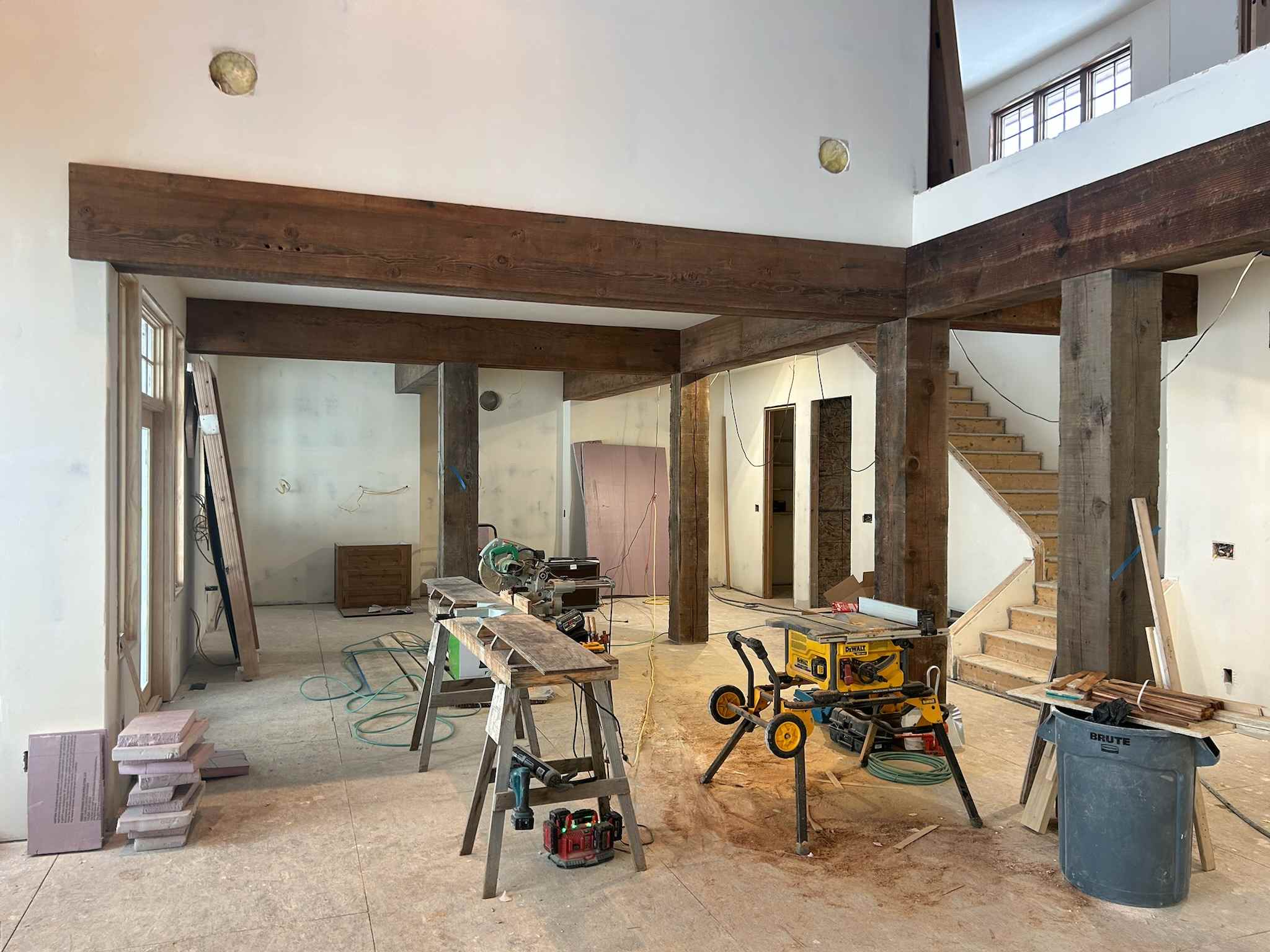 Exterior view of a newly built home