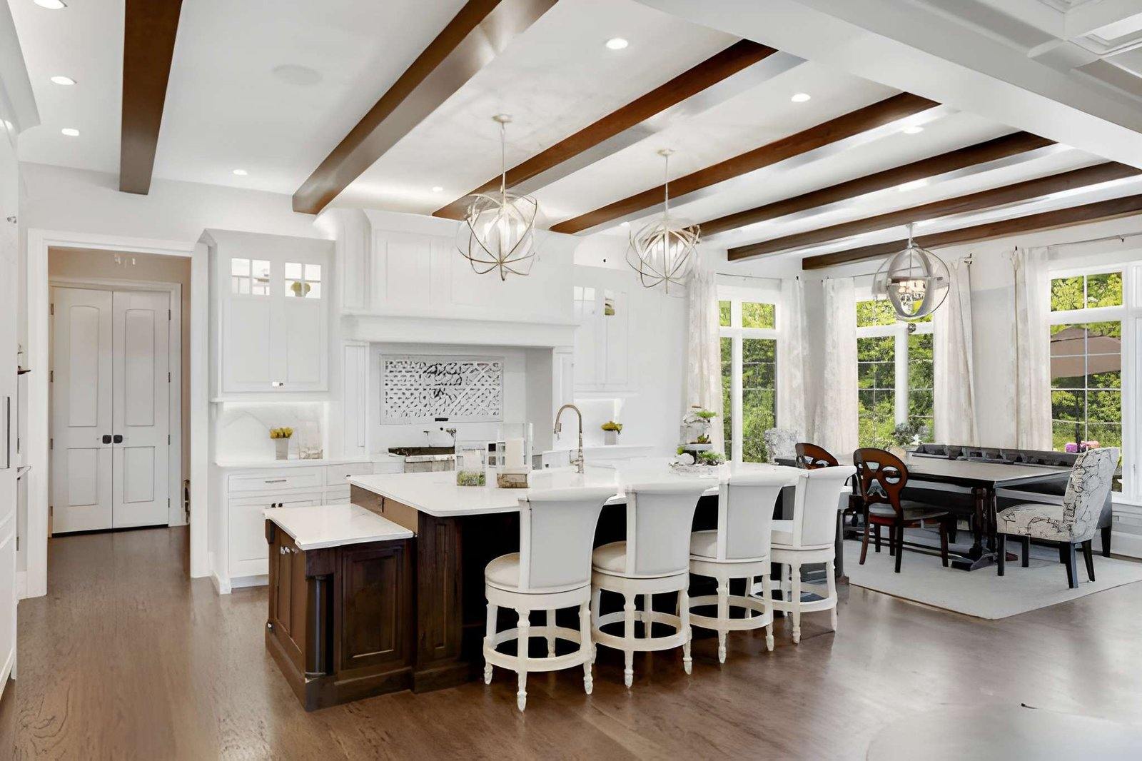 Custom millwork doors in a mountain home in Victor, ID