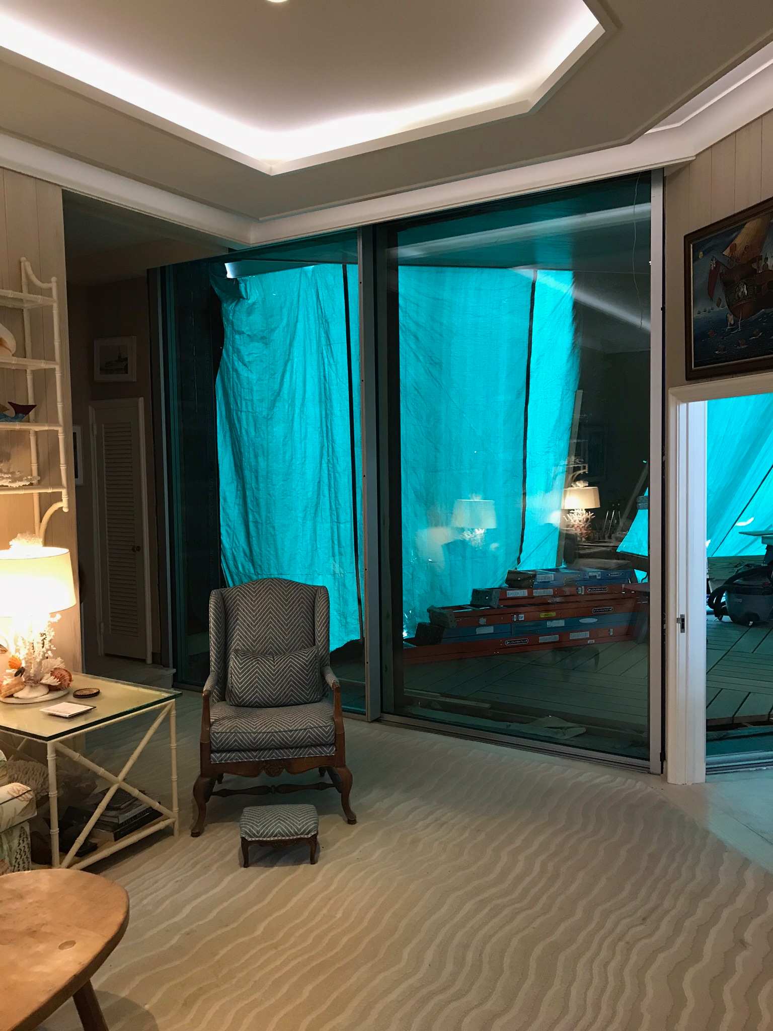 Dated, closed off interior before home renovation in Victor, ID